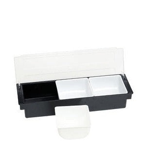 Fruit Storage Box Preservation Box Seasoning Box Bar Bar Compartment with Lid Cocktail Seasoning Box Fruit Box