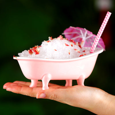 Pink Bathtub Cocktail Glass Restaurant Creative Tableware Drink Cup Ceramic Milkshake Cold Drink Cup