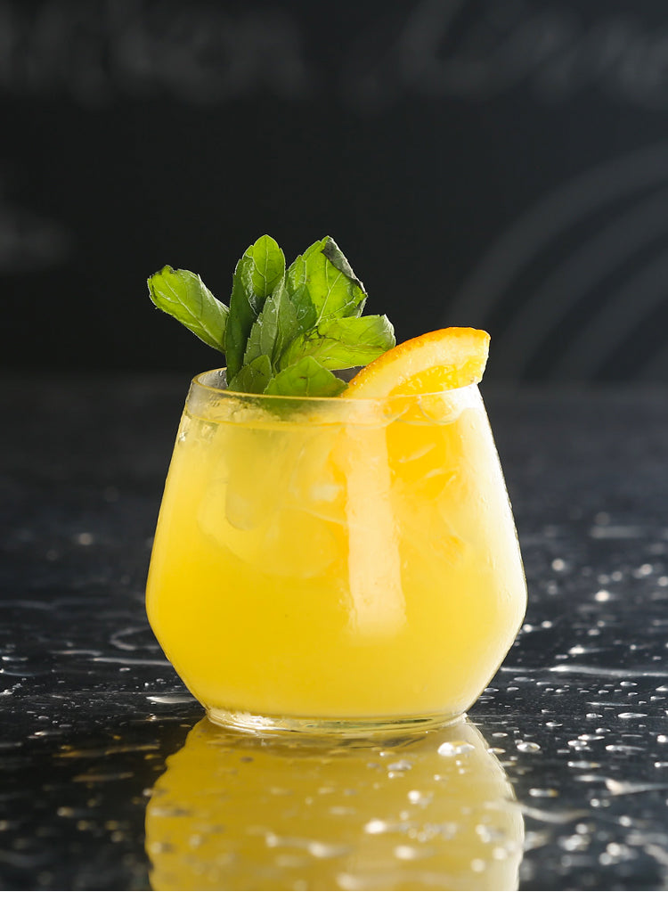 300ML Crystal Glass Egg-Shaped Sea Wave Drink Mojito Long Island Iced Tea Juice Collin Glass Cocktail Glass