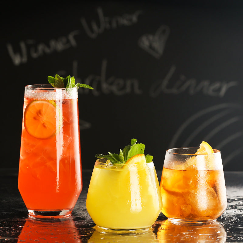 300ML Crystal Glass Egg-Shaped Sea Wave Drink Mojito Long Island Iced Tea Juice Collin Glass Cocktail Glass