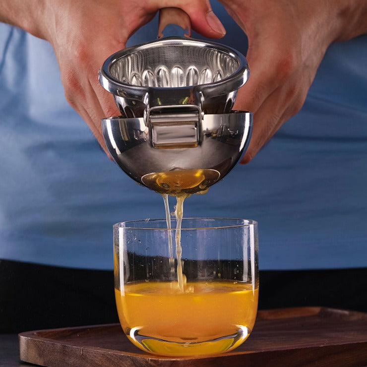 Bartender 304 Stainless Steel Manual Juicer Aluminum Lemon Orange Squeezer
