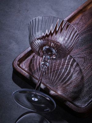 Hand Blown Crystal Martini Glasses,Round Cocktail Glasses with Stem, Fancy Cocktail Gifts, Perfect for Drinking Cocktails, Margarita