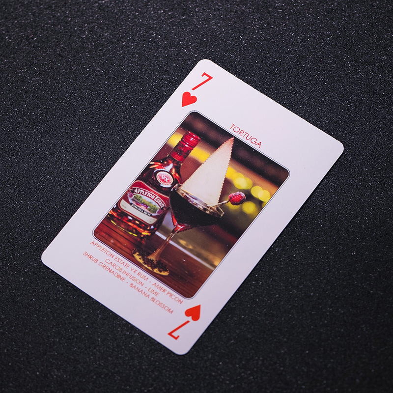 Creative Coaster Cocktail Recipe Poker Coaster for Bar