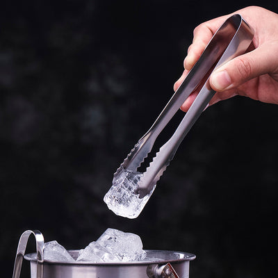 Stainless Steel Ice Clip Cube Sugar Clip Ice Grain Clip Ice Clip Multi-Purpose Clip Size Bar Utensils