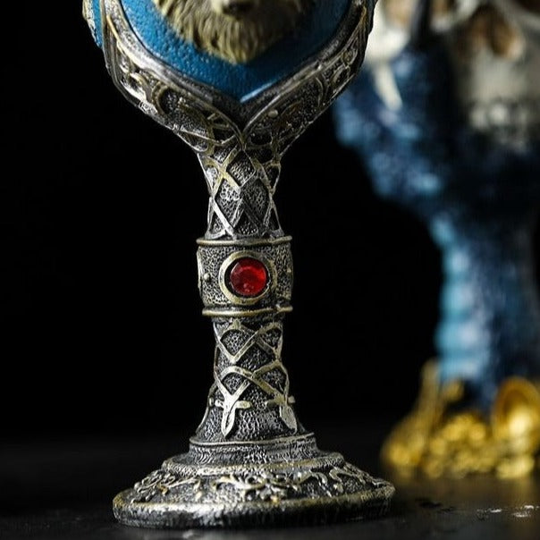 Resin Skull Cup, creative cocktail glass, stainless steel tank cup, bar glass, Halloween Decor Cup