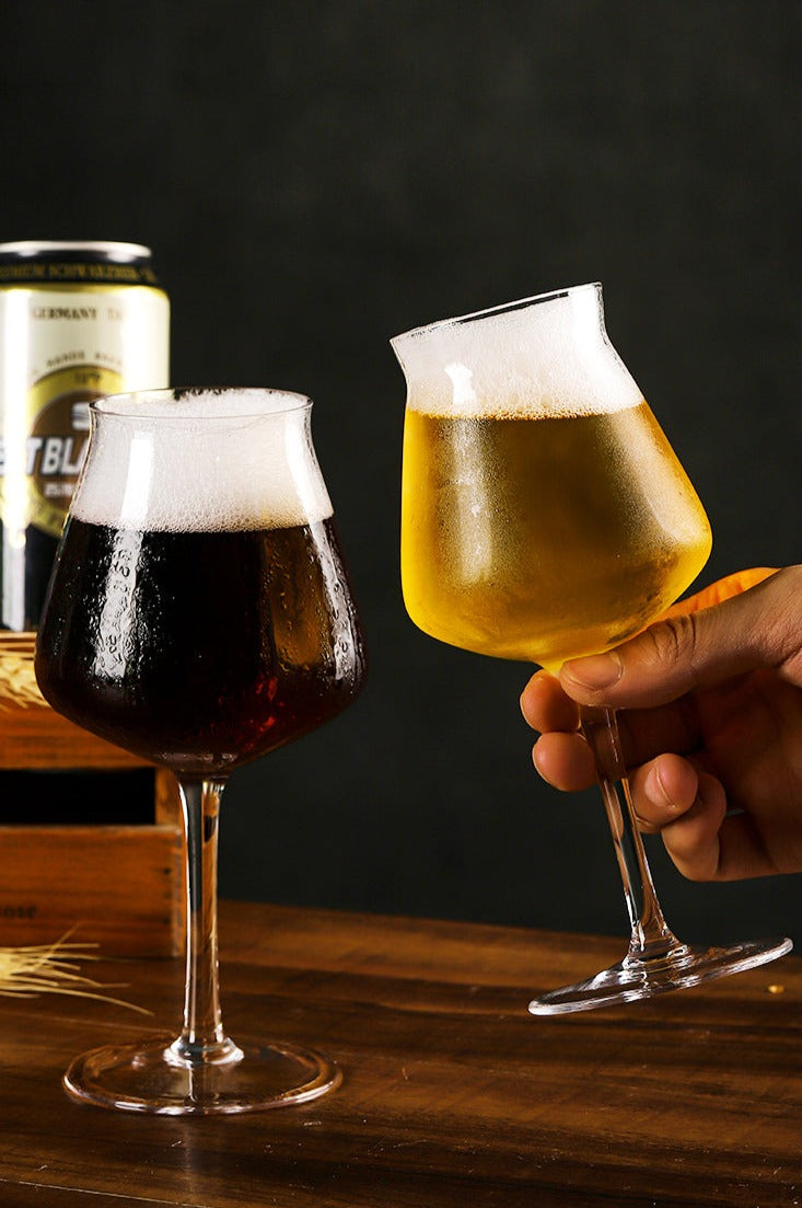 Craft Cool Beer Mug Tulip Goblet Glass Bubble Crystal Glass Wine Glass Wine Glass