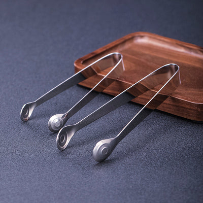 Bar Table Stainless Steel Ice Clip Sugar Clip Small Decoration Clip Ice Cube Clip Snail Ice Clip