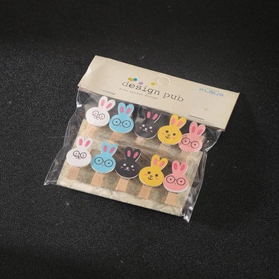 Rabbit -Creative Cocktail Garnish, Decorative Clip, Wooden Clip