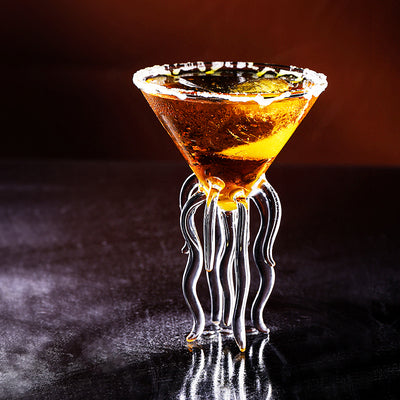 Creative Octopus Martini Glass Creative Cocktail Drinkware Bar Goblet Tools