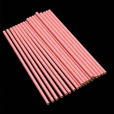 Colored Paper Straws Environmentally Friendly Creative Paper Straws Colorful Art Straws Bamboo Stirring Stick
