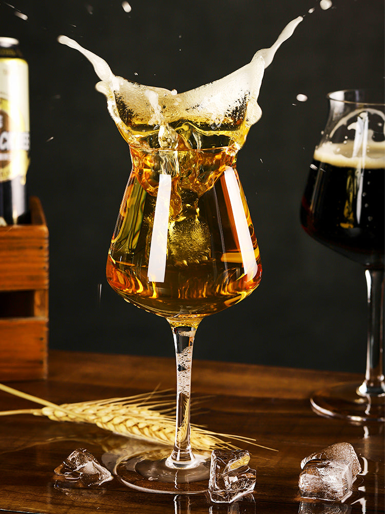 Craft Cool Beer Mug Tulip Goblet Glass Bubble Crystal Glass Wine Glass Wine Glass