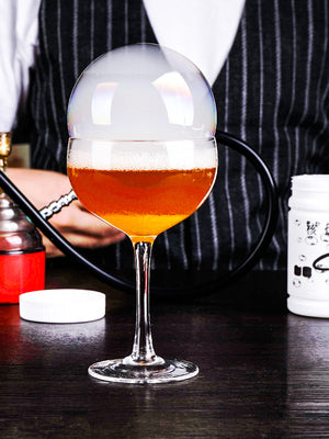 Bubble Cocktail Smoked Bubble Liquid Molecular Food Smoked Bubble Liquid Molecular Cuisine Smoked Set Nuclear Explosion