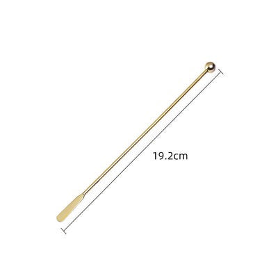 Boat Paddle Bar Bar Restaurant Stainless Steel Stirring Stick Bartending Stick Long Drink Stirring Stick Cocktail Stirring Spoon Decorative Stick