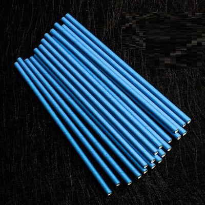 Colored Paper Straws Environmentally Friendly Creative Paper Straws Colorful Art Straws Bamboo Stirring Stick
