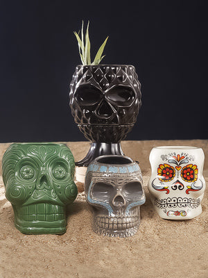 Classic Hawaiian Cocktail Cup Personality Tiki Cup Skull Cup Totem Tiki Ceramic