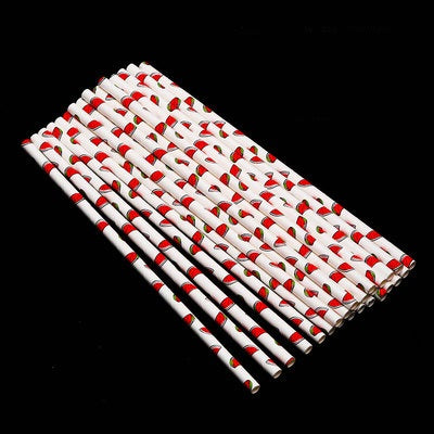 Straw Disposable Art Bar Cocktail Juice Drink Milk Tea Color Straw