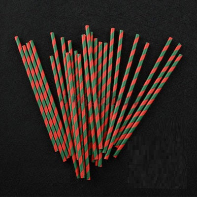 Disposable Straw Color Straw Paper Juice Cocktail for Decorating Bar Party