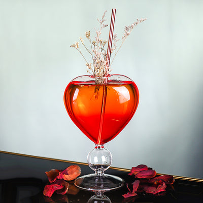 Creative Heart Shaped Cocktail Glass,Fashion Wine Glass