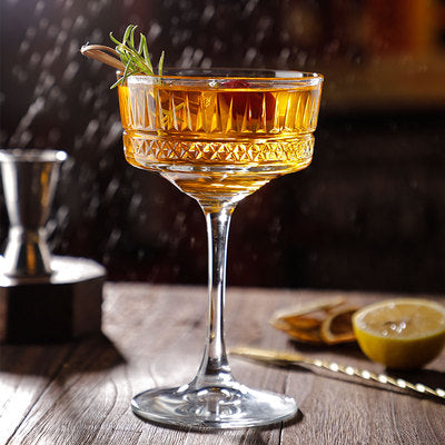 260ML Vintage Cocktail Glasses,Classic Goblet Wine Glass