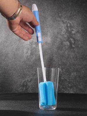 Bar Counter Cup Washing Brush Retractable Glass Cup Brush Cleaning Cup Brush Soft Cup Brush