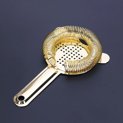 Stainless Steel Cocktail Strainer - Hawthorne Style Bar Tool Used by Professional Mixologists and Bartenders