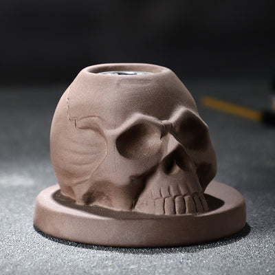 Skull Smoked Cover Scented Cover Cocktail Cover Whiskey Molecular Appliance Creative Ceramic Bar Smoked Cover