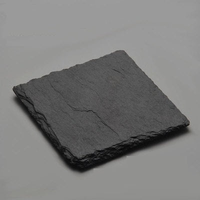 Customized Logo Coasters Home Decoration 100% Natural Coasters Coffee Mug Whiskey Glasses Coasters Black Round Square Slate Coasters