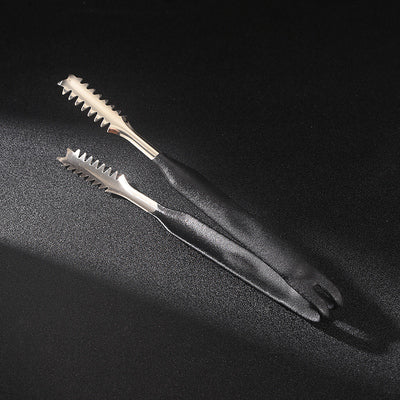 High-Quality Stainless Steel Non-Slip Ice Cube Clip Ice Grain Clip Ice Tongs Serrated Multi-Purpose Clip