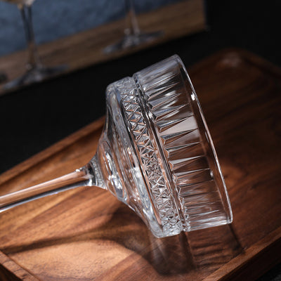 260ML Vintage Cocktail Glasses,Classic Goblet Wine Glass