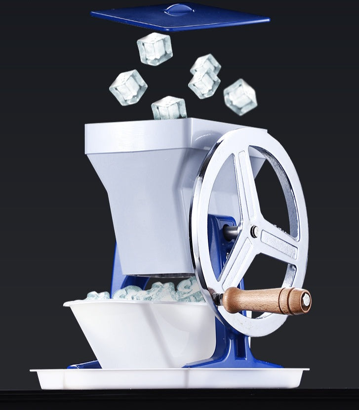 Bar Commercial Manual Ice Crusher Cocktail Ice Shaved Ice Machine Particle Ice