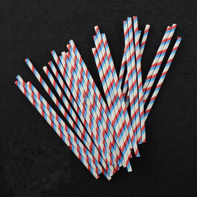 Disposable Straw Color Straw Paper Juice Cocktail for Decorating Bar Party