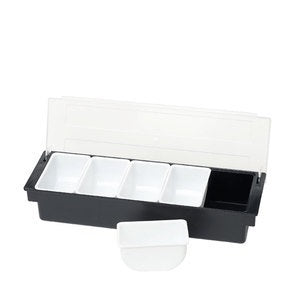 Fruit Storage Box Preservation Box Seasoning Box Bar Bar Compartment with Lid Cocktail Seasoning Box Fruit Box