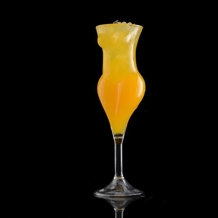 Naked Women Cocktail Glass Crystal Whiskey Glass Transparent Human Body Cup Creative Unique Sexy Beauty Body Cup