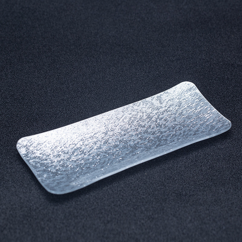Bartender Bar Serving Acrylic Rag Serving Plate Japanese Silver Reusable