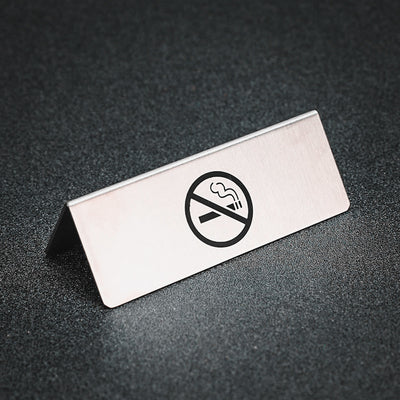 304 Stainless Steel Reservation Card Reserved Seat Card No Smoking Card