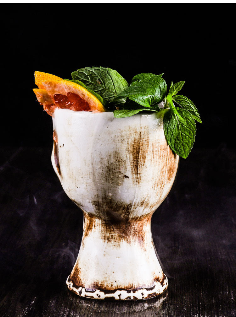 Tiki Drinkware-Cocktail Tiki Mugs-Wholesale Latest New Style Hawaiian Party Supplies Ceramic Tiki mug