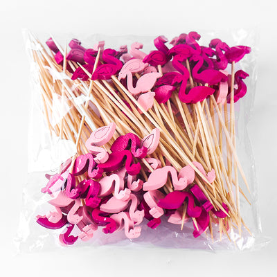Disposable Fruit Stick Bamboo Stick Flower Stick Creative Art Toothpick Cocktail