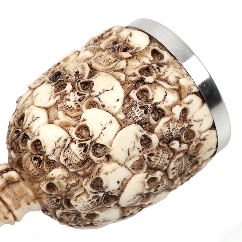 Resin Skull Cup Personalized Tableware Skull Jewelry Stainless Steel Liner