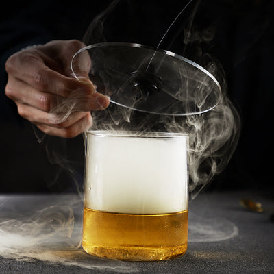 Acrylic Smoked Lid Bartender Molecular Cooking Cocktail Utensils Commercial Smoking Gun Accessories