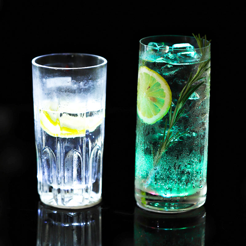 Round Plastic Coaster Waterproof Luminous Night Beer Sticker Led Cup Coaster for Bar Club Party