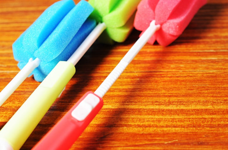 Bar Counter Cup Washing Brush Retractable Glass Cup Brush Cleaning Cup Brush Soft Cup Brush