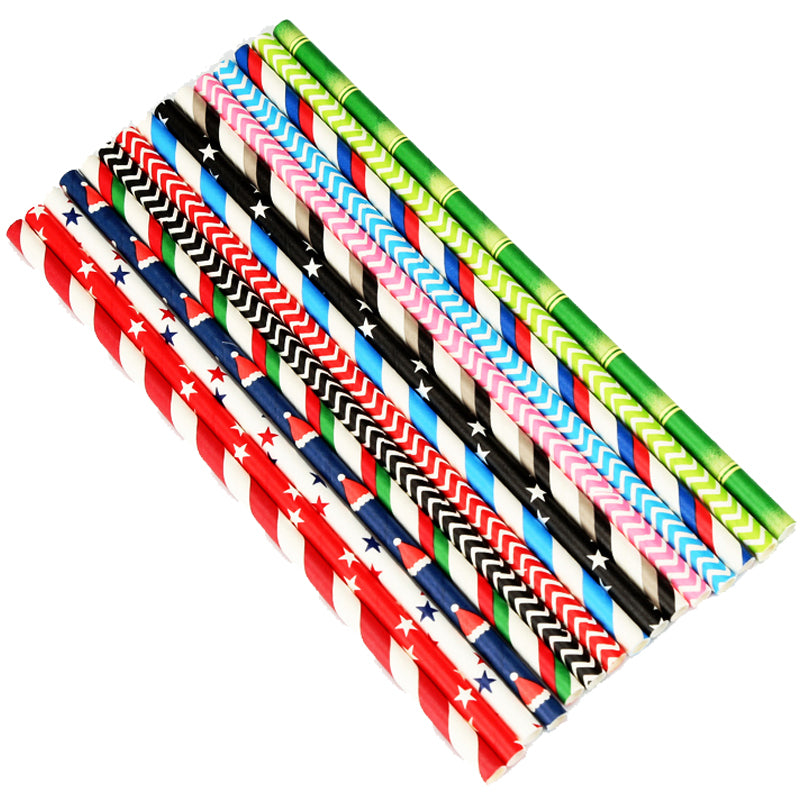 Disposable Straws Creative Juice Cocktail Drink Decoration Bar Party
