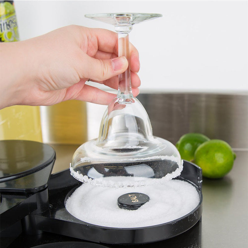 Bar Utensils Bartender Tools Three-Layer Plastic Salt Side Box Sugar Side Box Margarita Cocktail Box
