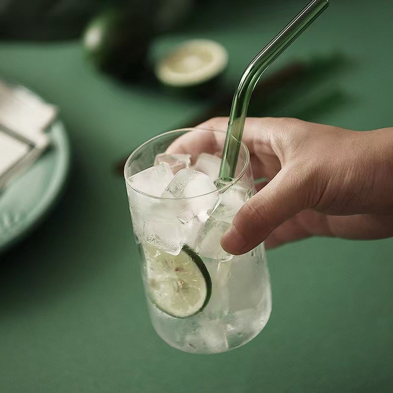 Stained Glass Straws Clear Glass Straws Plexiglass Straws Julip Cocktail Straws Curved Straws