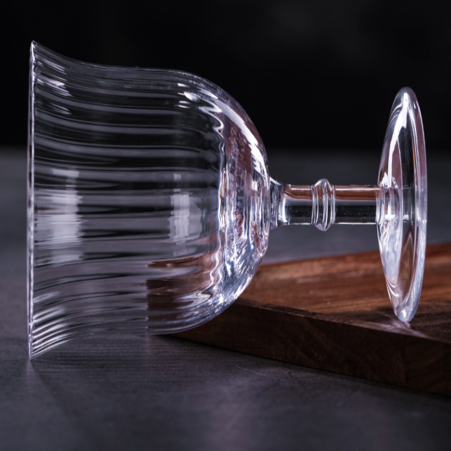 Classic Clear Goblet Wine Glasses for Iced Tea Beverage stemmed Cups Soda Juice Water Liquor