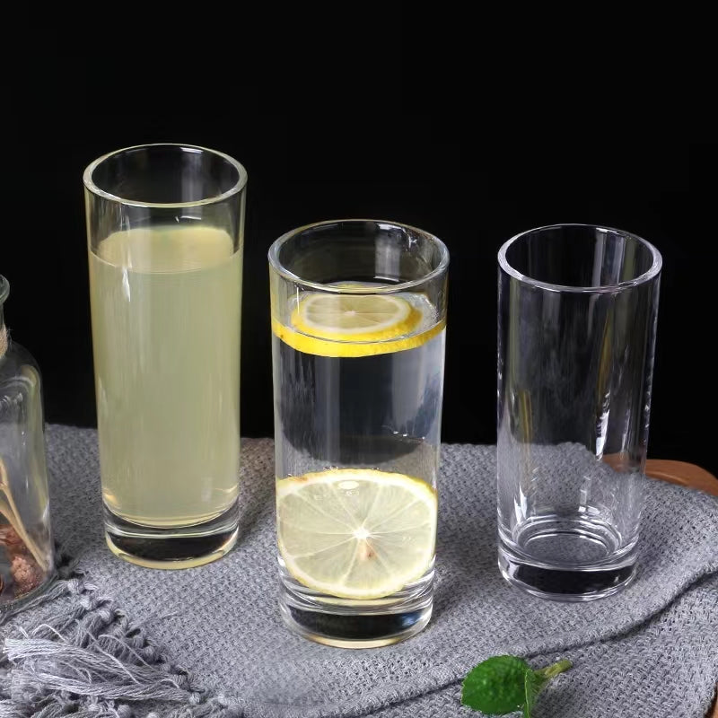 320ML-Straight Cup Glass Collin Cup Juice Cup Milk Tea Cup Cold Drink Cup Long Drink Cup Bar Cocktail Cup