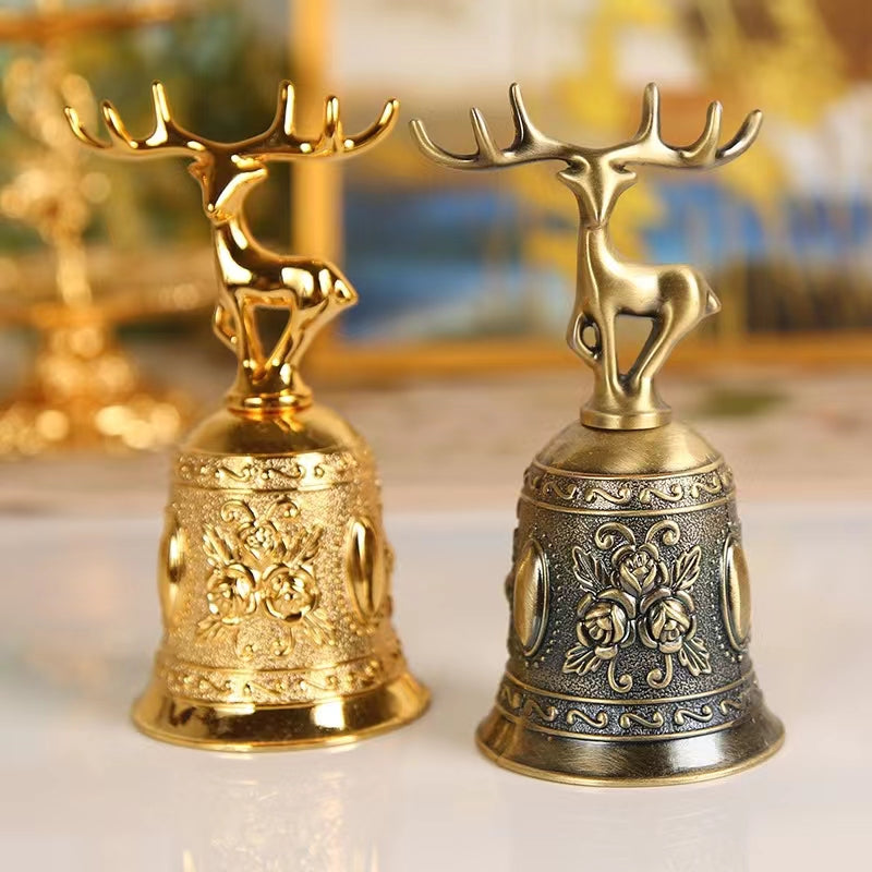 Deer Bells Roses New Hand-Rolled Bells Bar Restaurant Bar Bell Open Meal Bell Table Bell