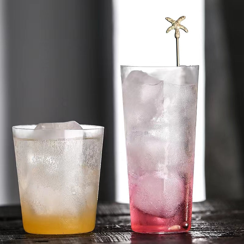 Classical Tempered Clear 380ml Drinking Glass Tumbler Water Juice Cocktail Heat Resisting Glass Colin Cup Bar Kitchen