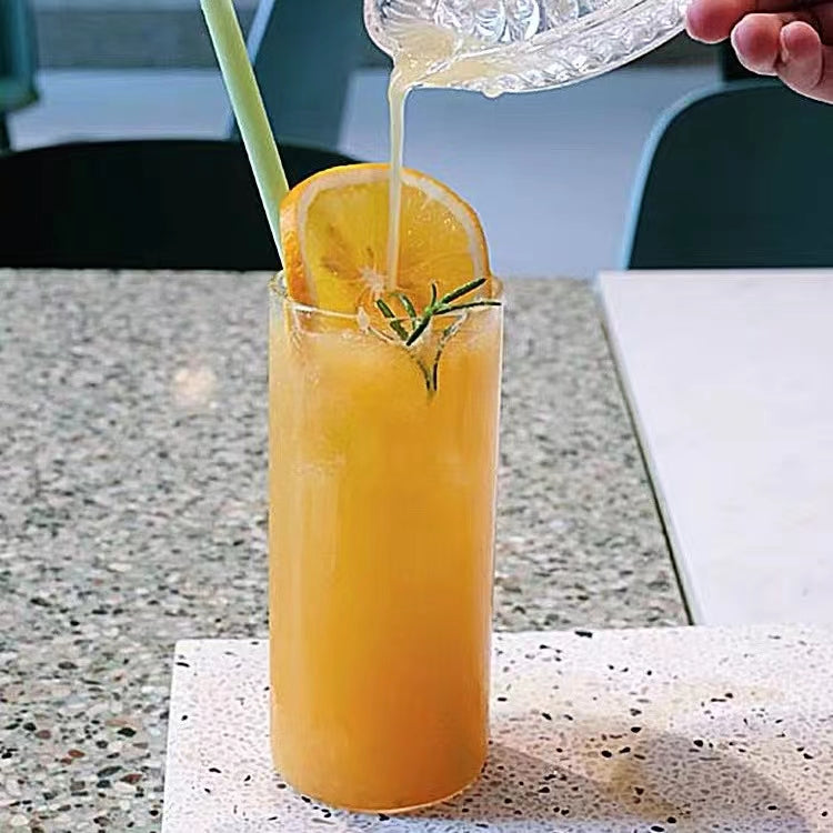 430ML Crystal-Clear Water Cups,Old Fashioned Wine Glass for Bar