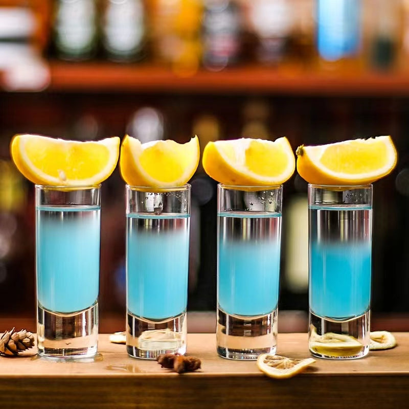 Shot Glass White Wine Glass Vodka Glass Tequila Liqueur Bullet Glass Spirit Glass B52 Cocktail Glass